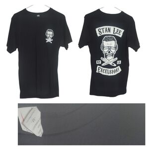 Stan Lee Black Graphic Tee